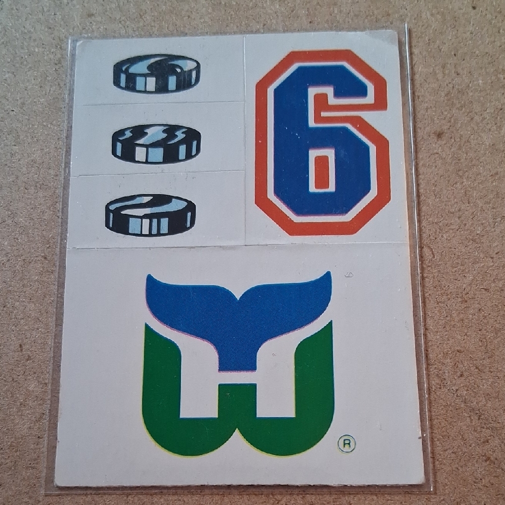 Whalers Vintage Sports Logo Stickers